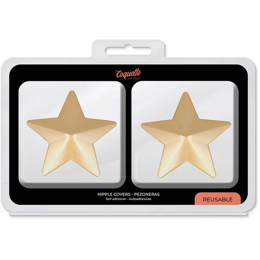 COQUETTE CHIC DESIRE - CUBRE PEZONES METAL ESTRELLAS - Nuvica