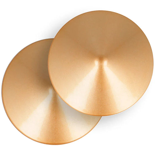 COQUETTE CHIC DESIRE - CUBRE PEZONES METAL CIRCULOS DORADOS - Nuvica