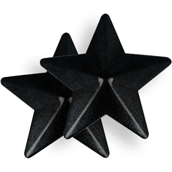 COQUETTE CHIC DESIRE - CUBRE PEZONES METAL ESTRELLAS NEGRAS - Nuvica