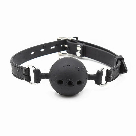 OHMAMA FETISH - MORDAZA BOLA TRANSPIRABLE SILICONA TALLA L - Nuvica