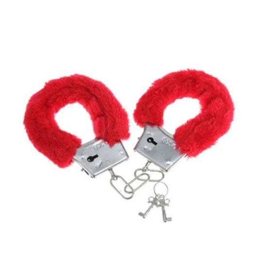DIABLO PICANTE - ESPOSAS METAL FORRADAS ROJO - Nuvica