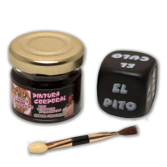 DIABLO PICANTE - PINTURA DE CHOCOLATE Y DADO DE CUERPO - Nuvica