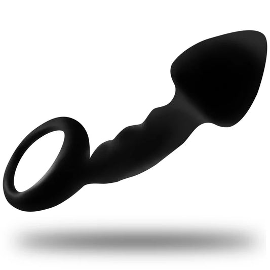 OHMAMA - PLUG ANAL ACANALADO CON ANILLA - Nuvica