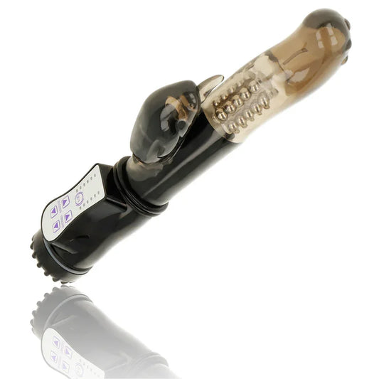 OHMAMA - VIBRADOR ROTADOR CON ESTIMULADOR CLITORIS DELFIN - Nuvica