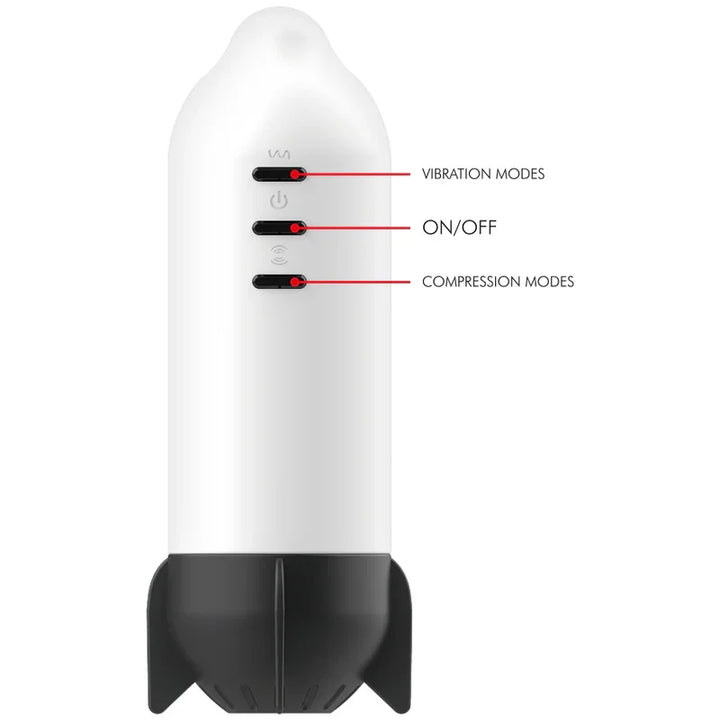 JAMYJOB - ROCKET MASTURBADOR TECNOLOGÍA SOFT COMPRESSION Y VIBRACIÓN - Nuvica