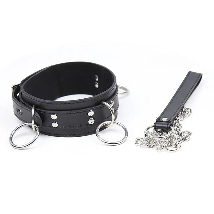 OHMAMA FETISH - COLLAR SUMISION CON 3 ANILLAS - Nuvica