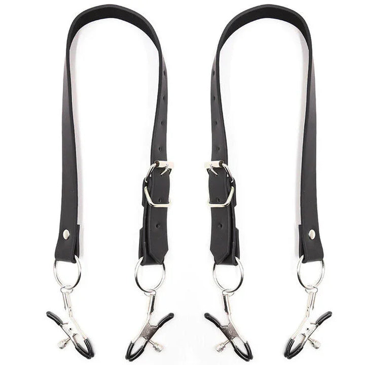 OHMAMA FETISH - PINZAS CLITORIS CON CORREAS PIERNAS - Nuvica