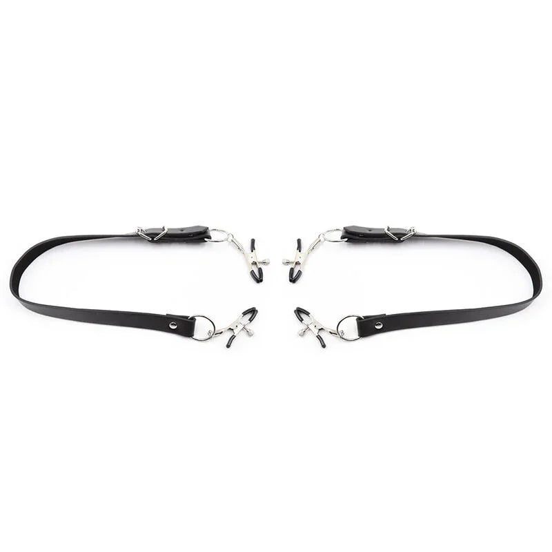 OHMAMA FETISH - PINZAS CLITORIS CON CORREAS PIERNAS - Nuvica