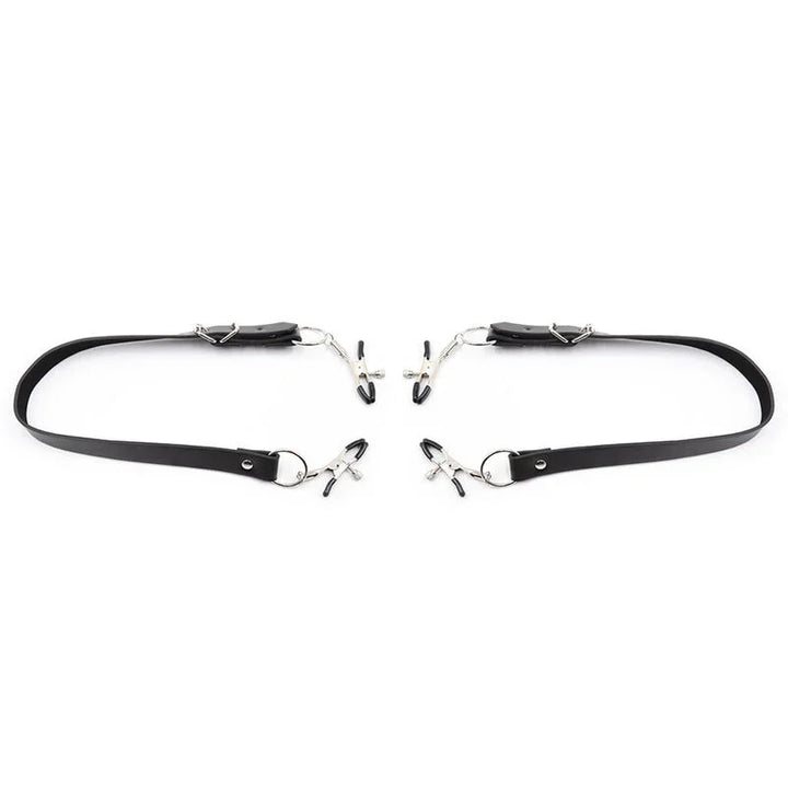 OHMAMA FETISH - PINZAS CLITORIS CON CORREAS PIERNAS - Nuvica