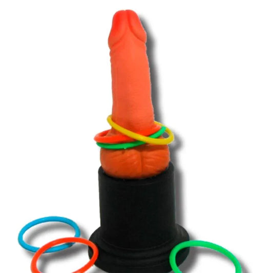 DIABLO PICANTE - JUEGO TROFEO DEL PENE Y ANILLAS - Nuvica