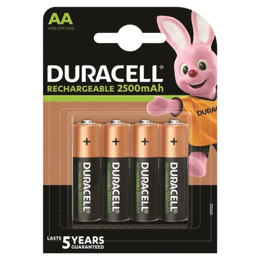 DURACELL - PILA RECARGABLE HR6 AA 2500mAh BLISTER*4 - Nuvica