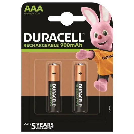 DURACELL - PILA RECARGABLE HR03 AAA 900mAh BLISTER*2 - Nuvica