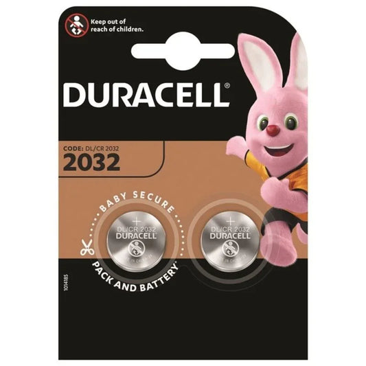 DURACELL - PILA BOTON LITIO CR2032 3V BLISTER*2 - Nuvica