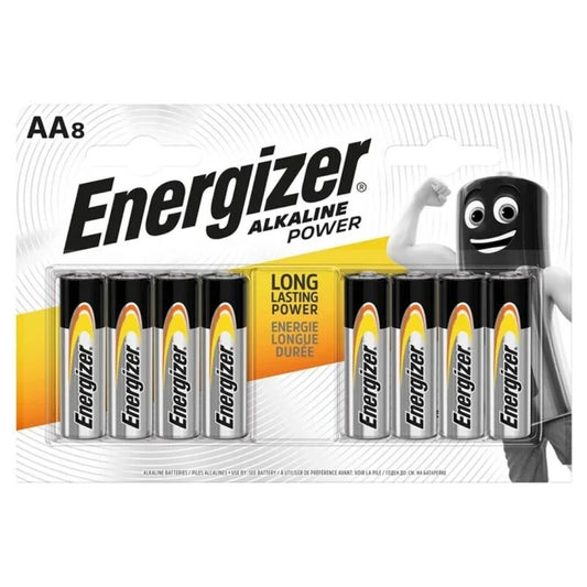 ENERGIZER - ALKALINE POWER PILA ALCALINA AA LR6 BLISTER*8 - Nuvica