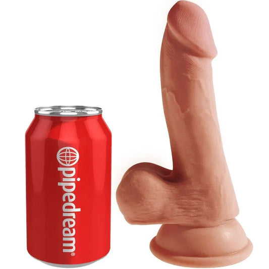 KING COCK - PLUS 3D DILDO CON TESTÍCULOS 17 CM - Nuvica