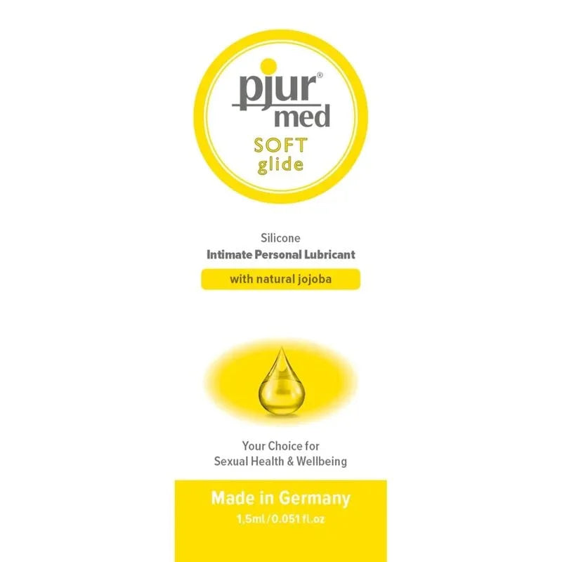 PJUR - MED SOFT GLIDE LUBRICANTE SILICONA 1.5 ML - Nuvica