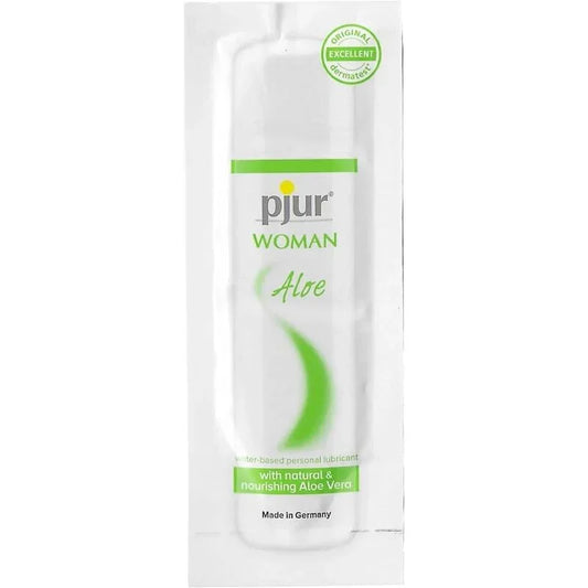 PJUR - WOMAN ALOE LUBRICANTE BASE AGUA 2 ML - Nuvica