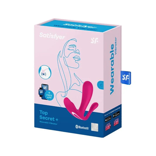 SATISFYER - TOP SECRET + VIBRADOR ROSA - Nuvica