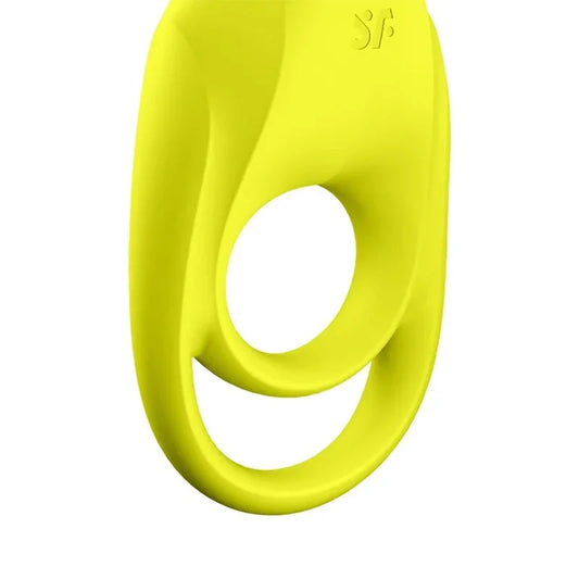 SATISFYER - SPECTACULAR DUO ANILLO VIBRADOR AMARILLO - Nuvica