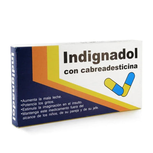 DIABLO GOLOSO - CAJA DE MEDICAMENTOS INDIGNADOL - Nuvica