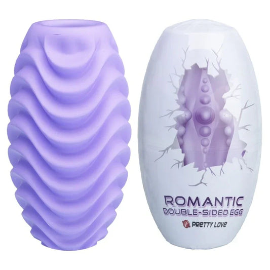 PRETTY LOVE - HUEVO MASTURBADOR DOBLE CARA LILA - Nuvica