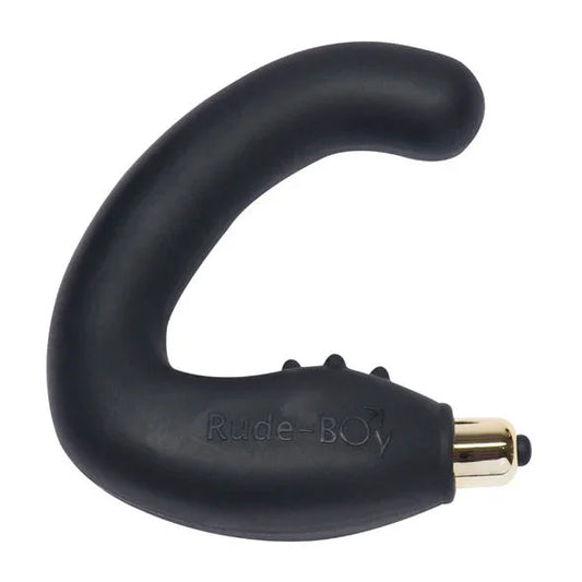 ROCKS-OFF - RUDE-BOY MASAJEADOR DEL PUNTO G MASCULINO 7 V NEGRO - Nuvica