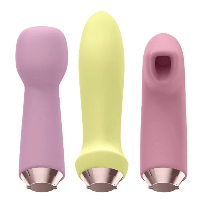 SATISFYER - MARVELOUS FOUR SET VIBRADOR & SUCCIONADOR - Nuvica