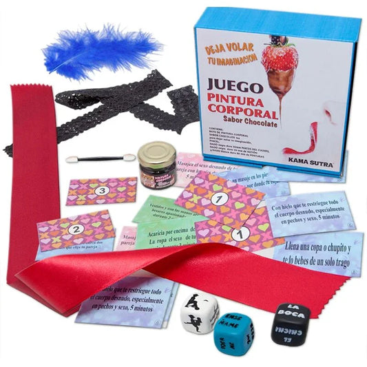 DIABLO PICANTE - JUEGO DE DADOS CON PINTURA CORPORAL - Nuvica