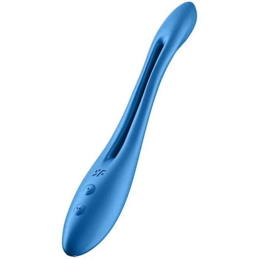 SATISFYER - ELASTIC GAME MULTI VIBRADOR AZUL - Nuvica