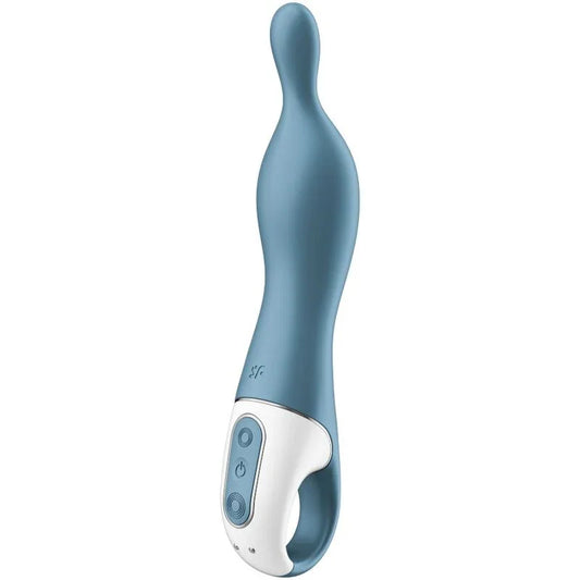 SATISFYER - AMAZING 1 VIBRADOR PUNTO A AZUL - Nuvica