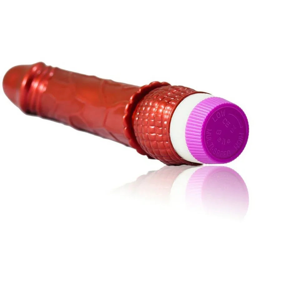 BAILE - VIBRADOR ROJO REALÍSTICO 23 CM - Nuvica