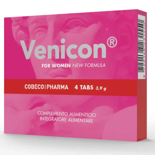 COBECO - VENICON SUPLEMENTO LIBIDO MUJER 4 CÁPSULAS - Nuvica