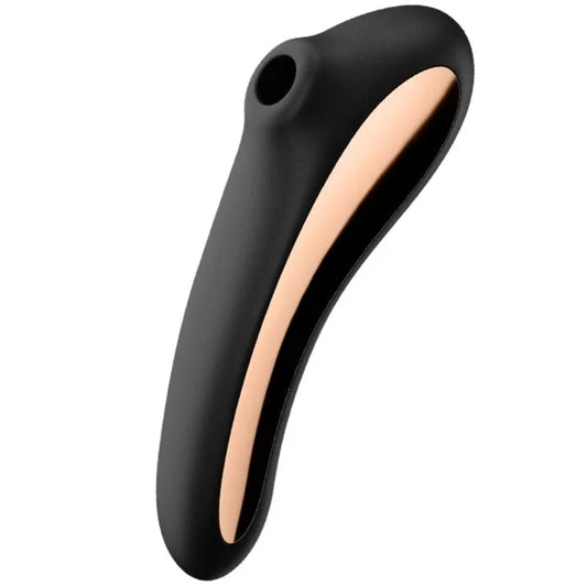 SATISFYER - DUAL KISS ESTIMULADOR CLITORIS NEGRO - Nuvica
