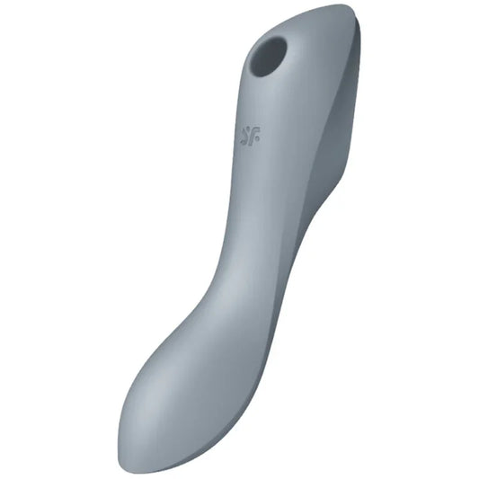 SATISFYER - CURVY TRINITY 3 ESTIMULADOR Y VIBRADOR GRIS - Nuvica