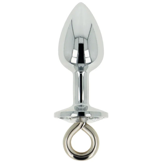 OHMAMA FETISH - PLUG ANAL METÁLICO CON ANILLA - Nuvica