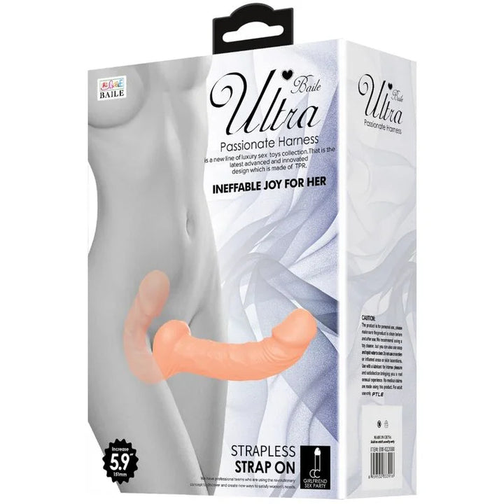 BAILE - ULTRA PASSIONATE HARNESS DILDO CON ARNÉS SIN SUJECIÓN - Nuvica