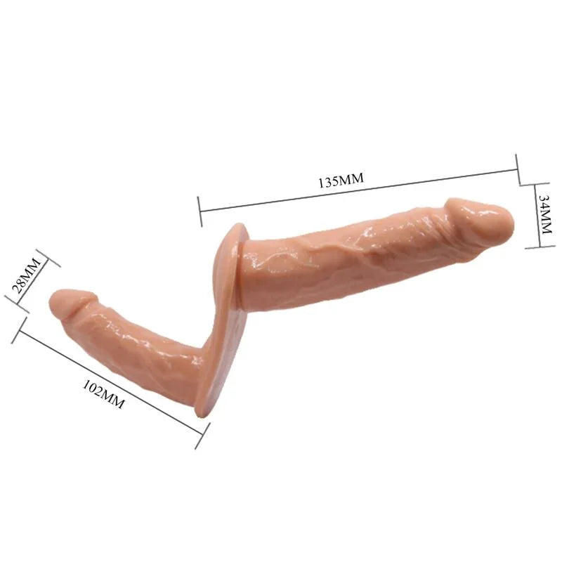 BAILE - ULTRA PASSIONATE HARNESS DILDOS DOBLES CON ARNÉS - Nuvica