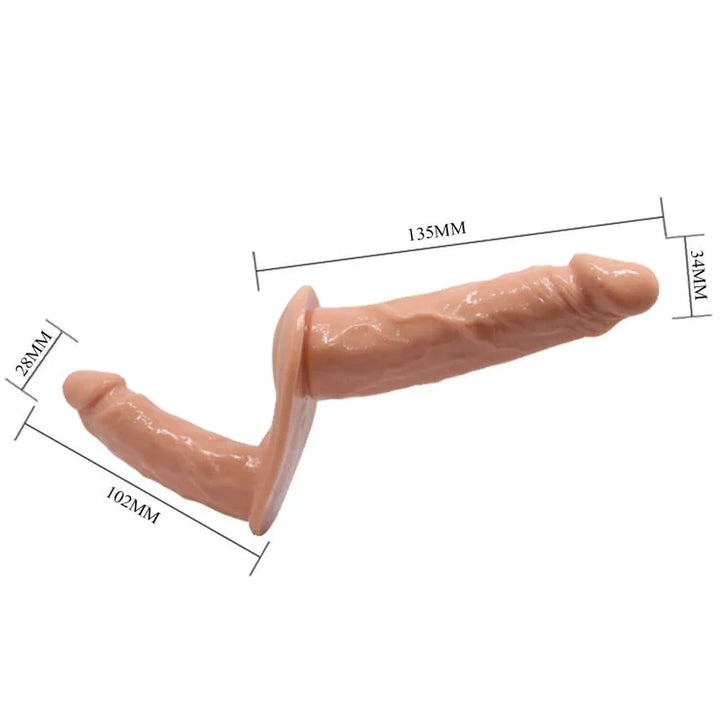 BAILE - ULTRA PASSIONATE HARNESS DILDOS DOBLES CON ARNÉS - Nuvica