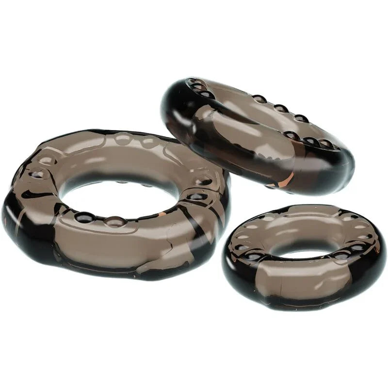 BAILE - COCK RINGS YVONNE SET 3 ANILLOS PENE - Nuvica