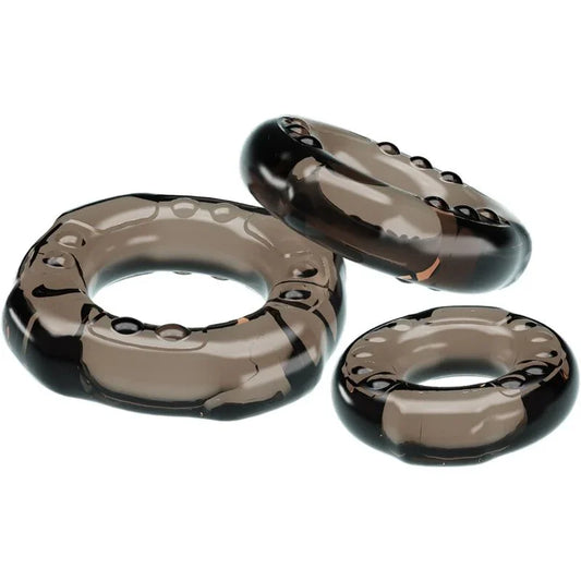 BAILE - COCK RINGS YVONNE SET 3 ANILLOS PENE - Nuvica