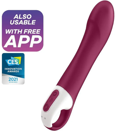 SATISFYER - BIG HEAT VIBRADOR PUNTO G - Nuvica