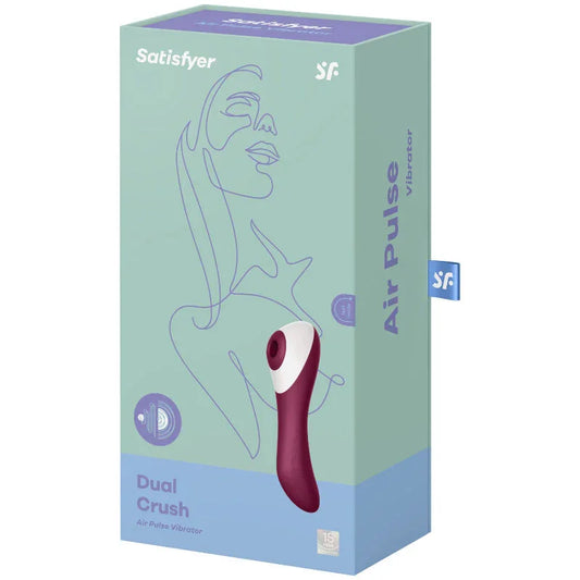 SATISFYER - DUAL CRUSH ESTIMULADOR Y VIBRADOR - Nuvica