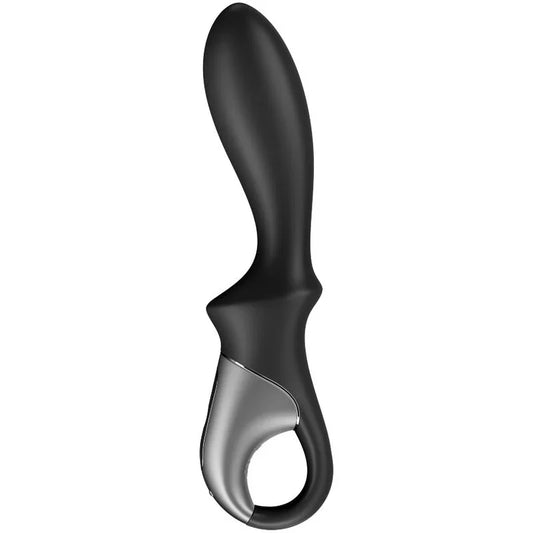 SATISFYER - HEAT CLIMAX VIBRADOR ANAL APP NEGRO - Nuvica