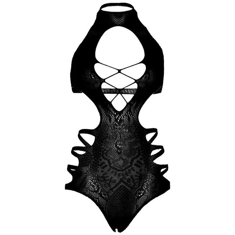 LEG AVENUE - BODY DE ENCAJES TALLA ÚNICA - NEGRO - Nuvica