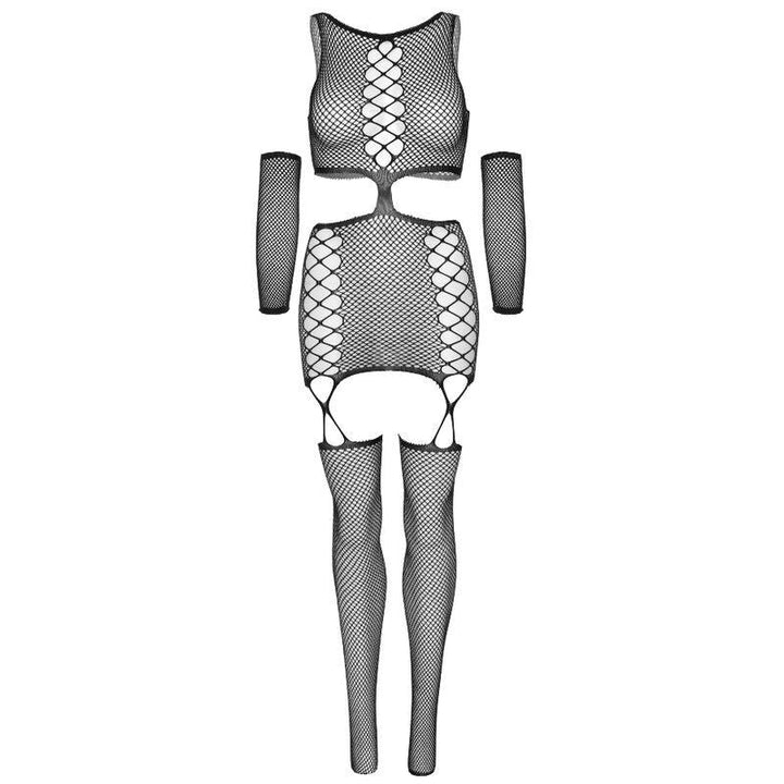 LEG AVENUE - VESTIDO CON LIGUERO Y GUANTES TALLA ÚNICA - Nuvica