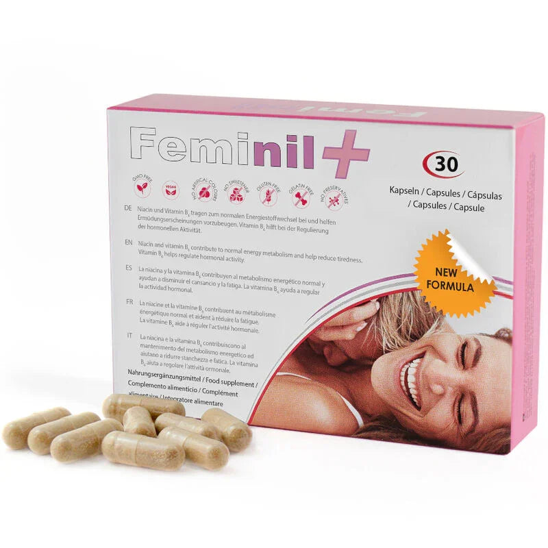 500 COSMETICS - FEMINIL+ AUMENTO LIBIDO SEXUAL FEMENINO - 30 CAPSULAS - Nuvica