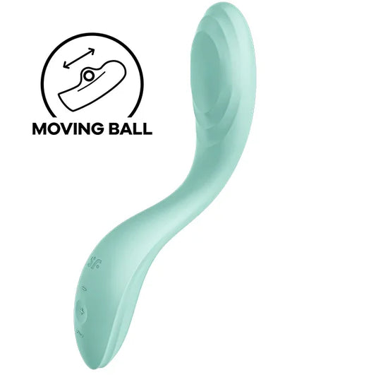 SATISFYER - RRROLLING PLEASURE VIBRADOR PUNTO G VERDE - Nuvica