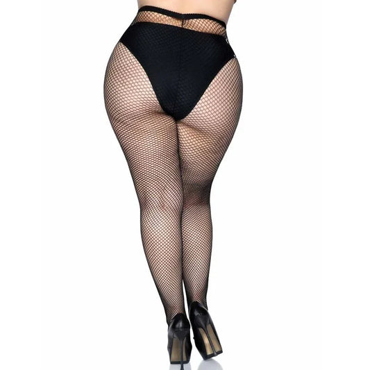 LEG AVENUE - MEDIAS EN RED TALLA GRANDE - Nuvica