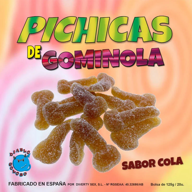 DIABLO GOLOSO - PICHITAS DE GOMINOLA COLA - Nuvica