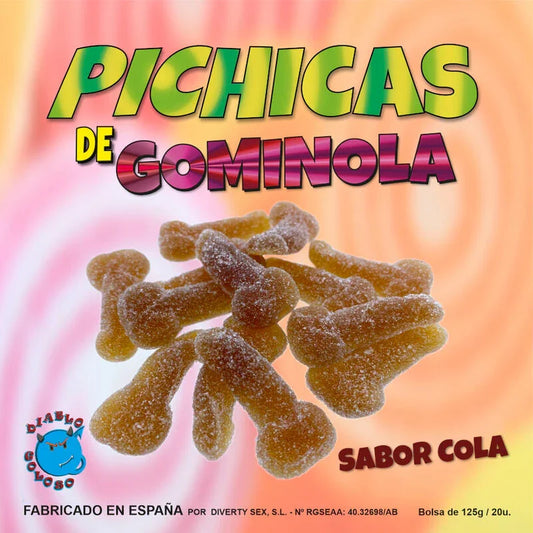 DIABLO GOLOSO - PICHITAS DE GOMINOLA COLA - Nuvica